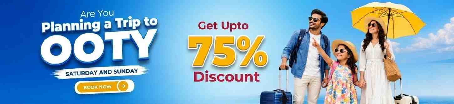 Ooty travel destination promotional banner